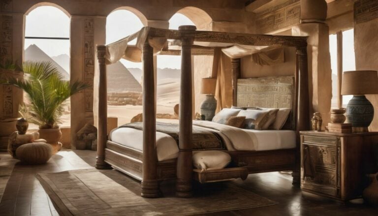 egyptian-Inspired bedroom ideas