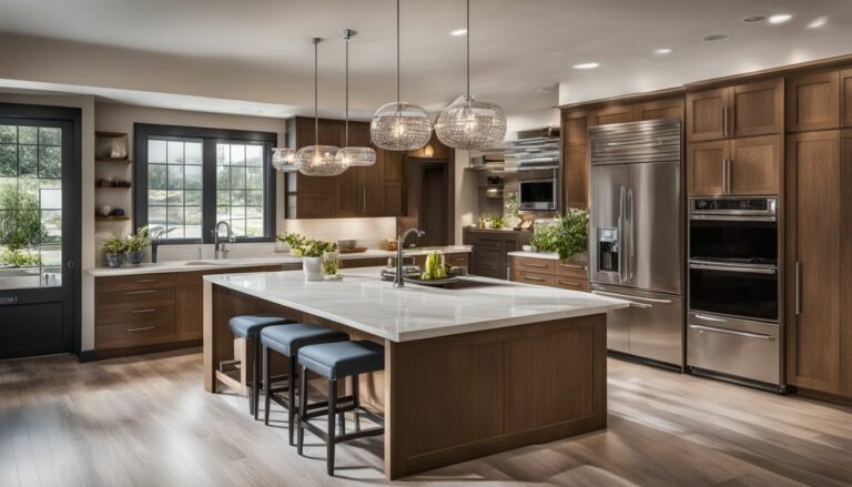 Modern Kitchen with Oak Cabinets – ATW INTERIORS