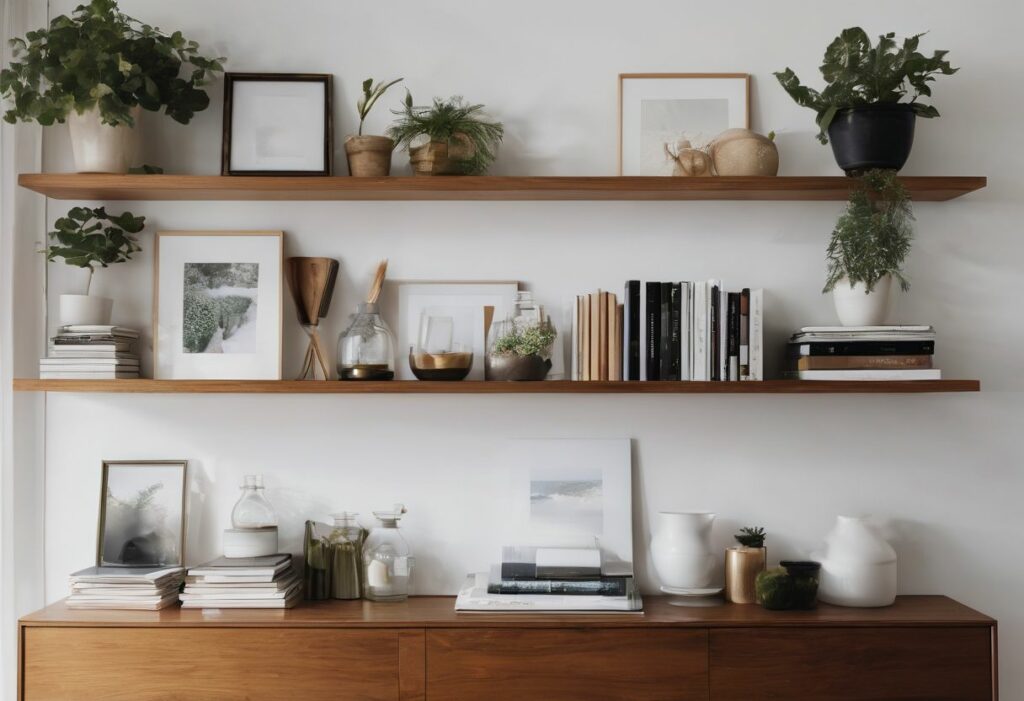 What Do You Put on Minimalist Shelves Tips for Styling with Minimalist Decor 156402447
